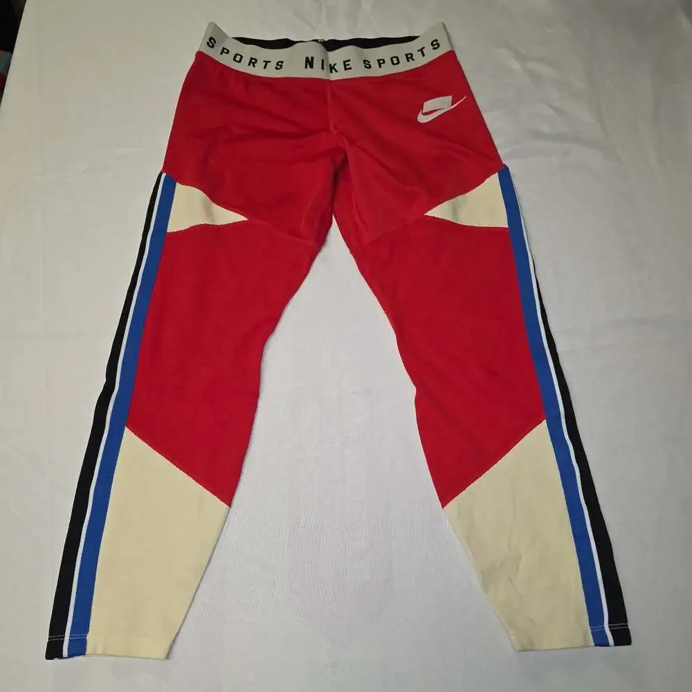 Nike Sport Colorblock Leggings Style BV2941-657 size large